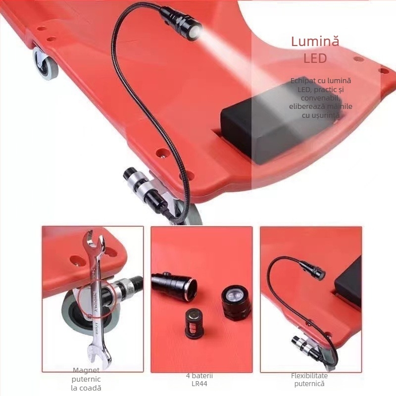 Placă de întreținere auto din HDPE, 36–40 inch, versiune îngroșată pentru reparații la șasiu