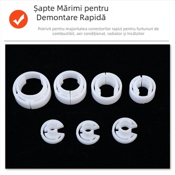 Set din 7 piese - Unealtă de demontare a conductei de ulei refrigerant pentru sistemul de climatizare auto
