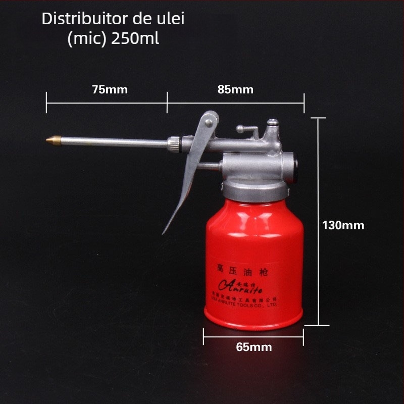 Pistol de ungere cu tijă de extensie, presiune înaltă, 250–400 ml, pentru unelte metalice de uz casnic