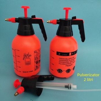 Stropitor manual de 2 litri pentru grădină, recipient de pulverizare din plastic