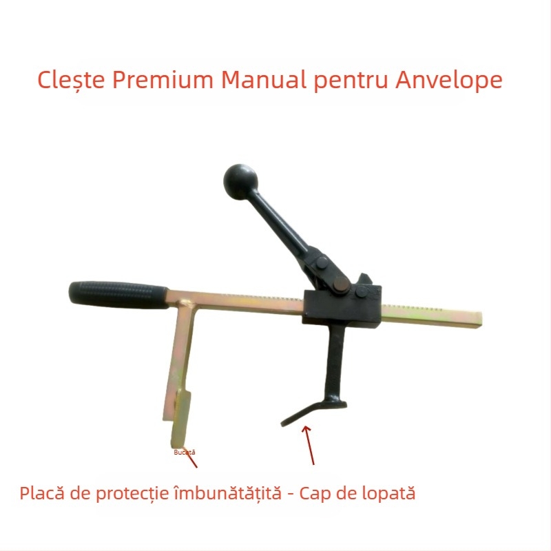 Unealtă manuală din fontă pentru prinderea și demontarea anvelopelor