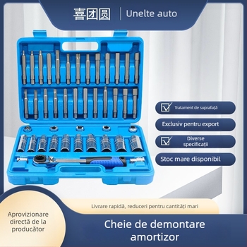 Set de 43 piese de unelte pentru șuruburile suportului superior al amortizorului, demontare a sistemului de suspensie auto
