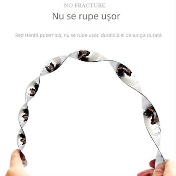 Unealtă de disuasiune a păsărilor pentru grădină, cu bețișor spiral reflectorizant și dispozitiv de speriere cu bliț