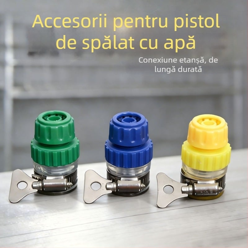 Conector universal pentru pistol de spălat auto — accesorii pentru înaltă presiune, cuplă multifuncțională