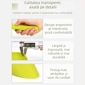 Lopată de grădină din plastic întărit pentru săpat și afânare a solului, ideală pentru plantări pe balcon