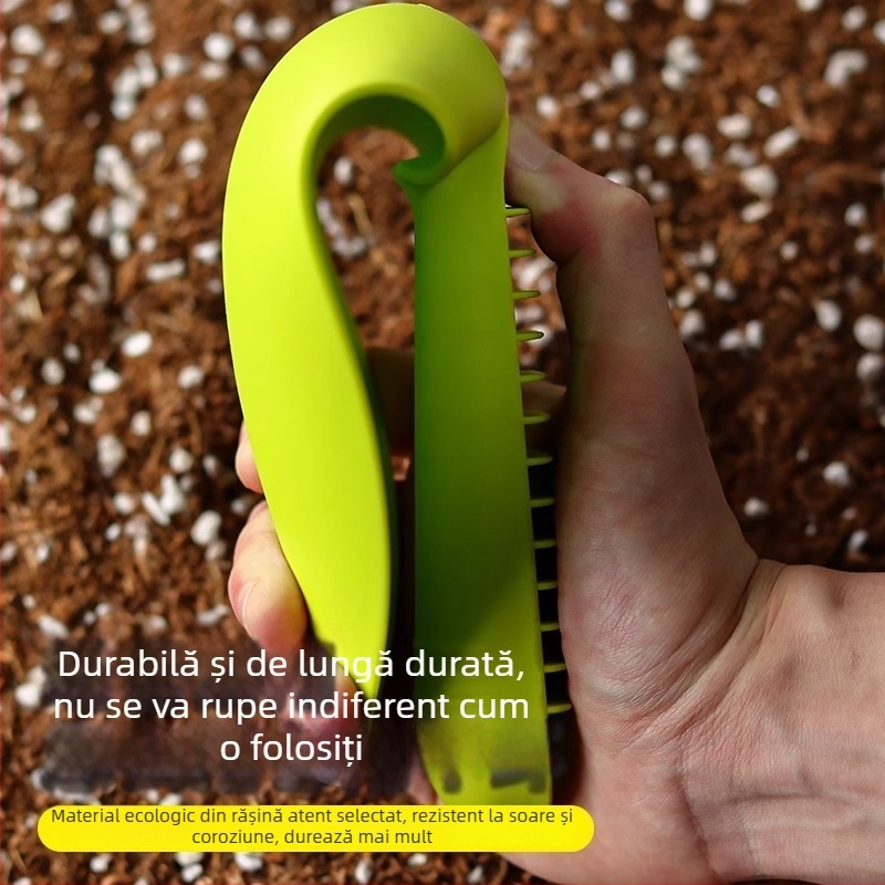 Lopată de grădină din plastic întărit pentru săpat și afânare a solului, ideală pentru plantări pe balcon