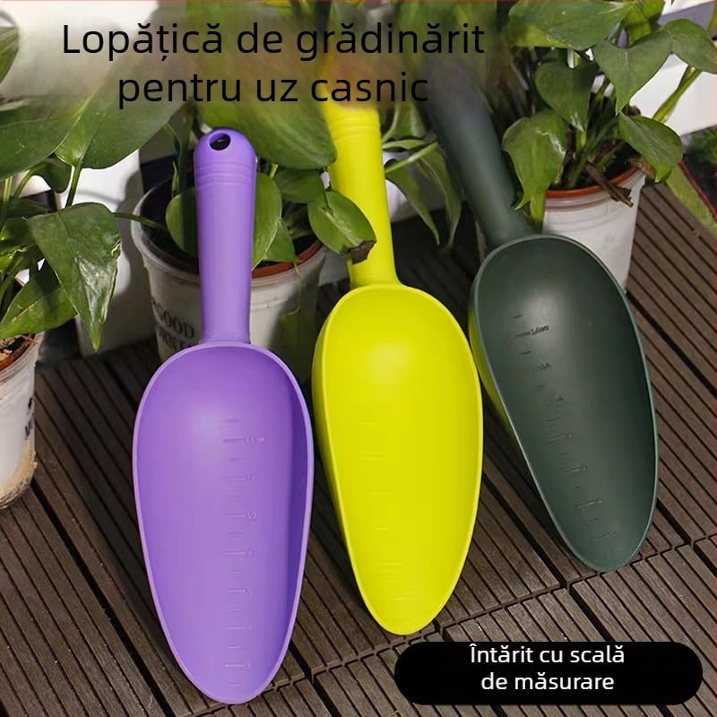 Set mic de lopată de grădină pentru săpat și plantat legume – unealtă manuală pentru grădinărit acasă și plante în ghivece
