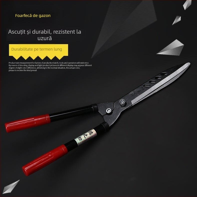 Foarfece de grădină robuste pentru tunderea gazonului și a gardului viu, modelarea plantelor, marca De's Help