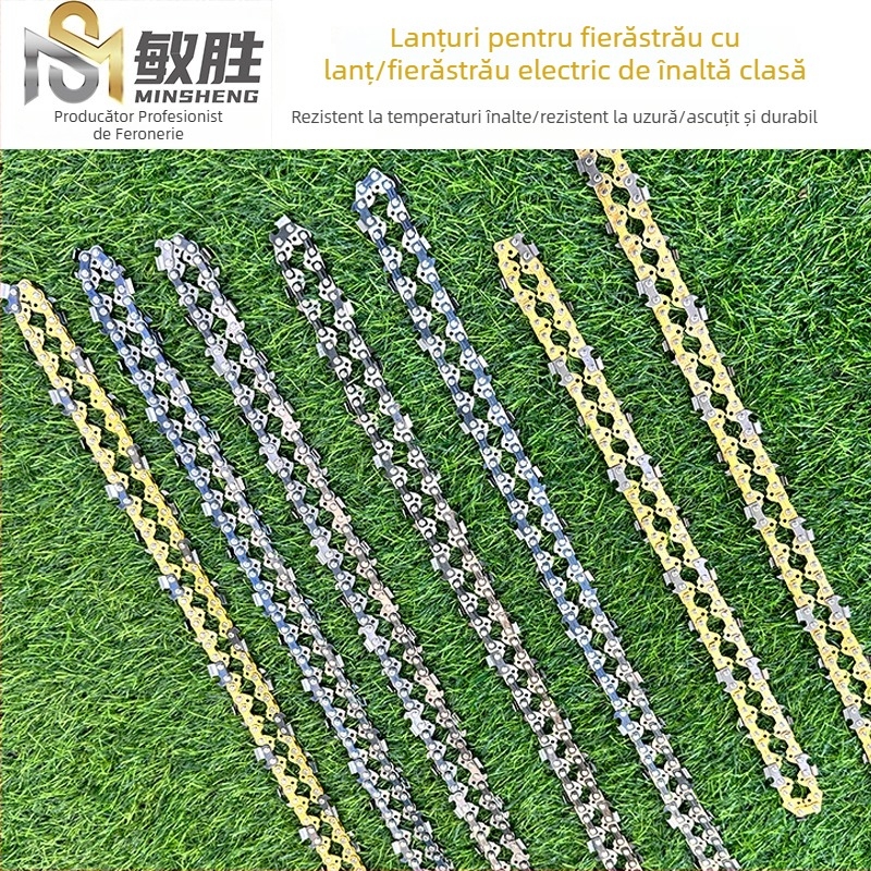Lanț de fierăstrău Minsheng, 4–20 inch, accesorii pentru grădină