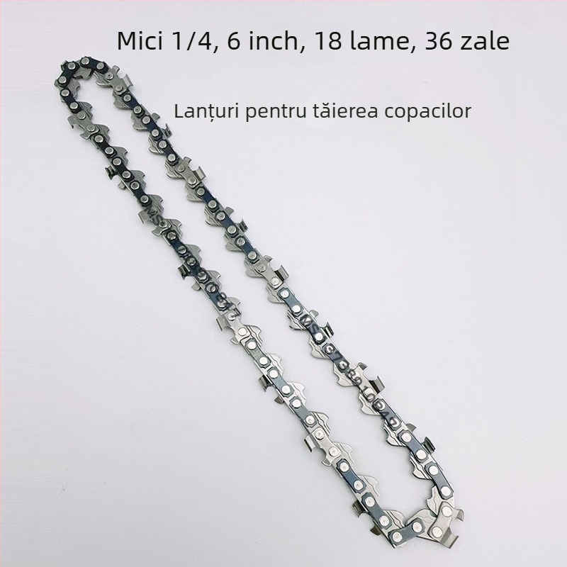 Ferăstrău cu lanț fără fir, cu acumulator litiu, bară ghidaj de 4/6/8 inch, pentru grădină și copaci