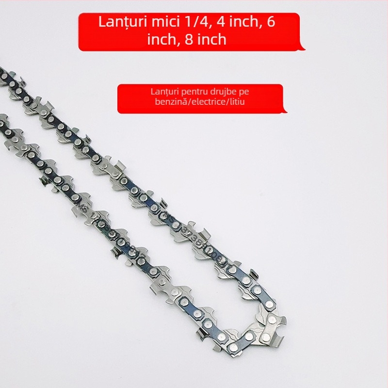 Ferăstrău cu lanț fără fir, cu acumulator litiu, bară ghidaj de 4/6/8 inch, pentru grădină și copaci