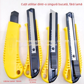 Cuțit utilitar neîntrerupt, cu design dintr-o singură bucată, fără adâncituri și zgârieturi