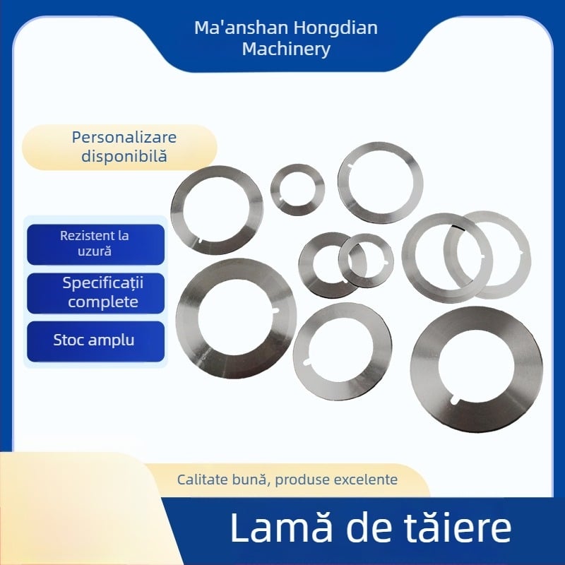 Lame de tăiere pentru mașina de tăiat benzi: lame superioare și inferioare, lamă disc, suport lamă