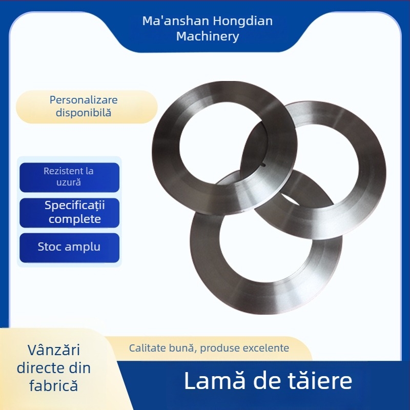 Lame de tăiere pentru mașina de tăiat benzi: lame superioare și inferioare, lamă disc, suport lamă