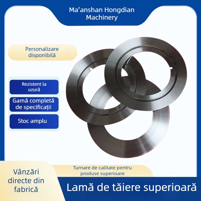 Lame de tăiere pentru mașina de tăiat benzi: lame superioare și inferioare, lamă disc, suport lamă