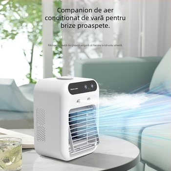 Ventilator de birou mini, răcire USB, reîncărcabil, portabil pentru camping și utilizare în aer liber