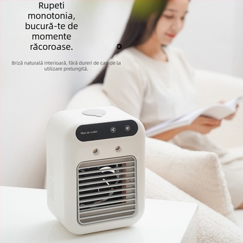 Ventilator de birou mini, răcire USB, reîncărcabil, portabil pentru camping și utilizare în aer liber