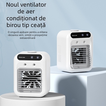 Ventilator de birou mini, răcire USB, reîncărcabil, portabil pentru camping și utilizare în aer liber