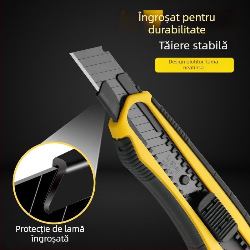 Cuțit universal tip 086, durabil, cu lamă pentru tapet și tăietor mare îngroșat pentru hârtie