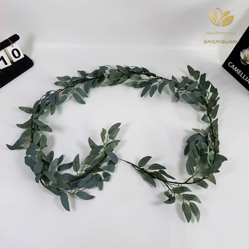Decorațiune de nuntă din răchită pentru amenajarea încăperii, flori artificiale și verdeață, cununi decorative pentru plante și coronițe pentru cap