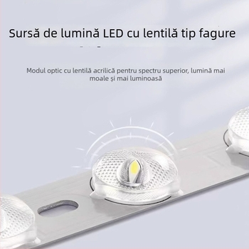 Three Pines panou LED pentru plafon încastrat, dimensiuni 2x2 ft, 1x4 ft, 2x4 ft, 5000 lm, 20-50 W, CRI 80, 110-120 V