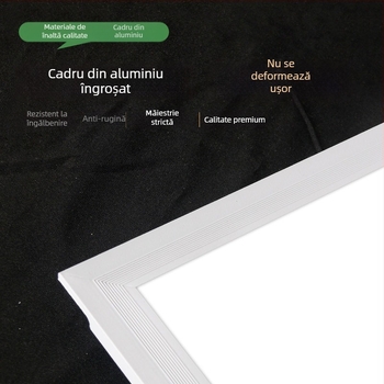 Triac tiristor 110V panou LED pentru tavan integrat, 120×60 cm, cu cadru din oțel ușor și placă din vată minerală