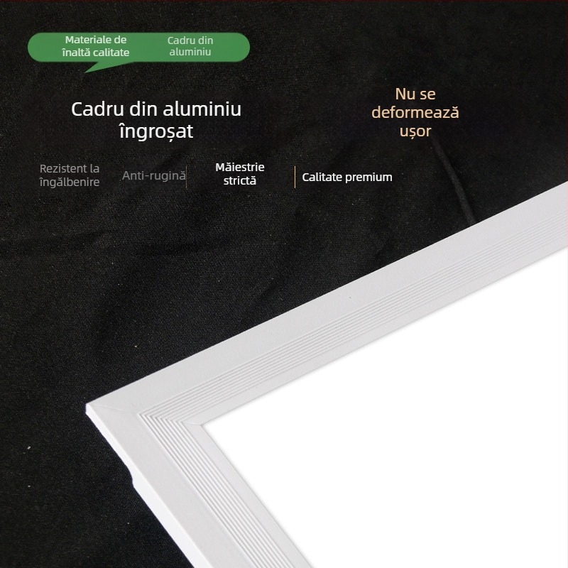 Triac tiristor 110V panou LED pentru tavan integrat, 120×60 cm, cu cadru din oțel ușor și placă din vată minerală