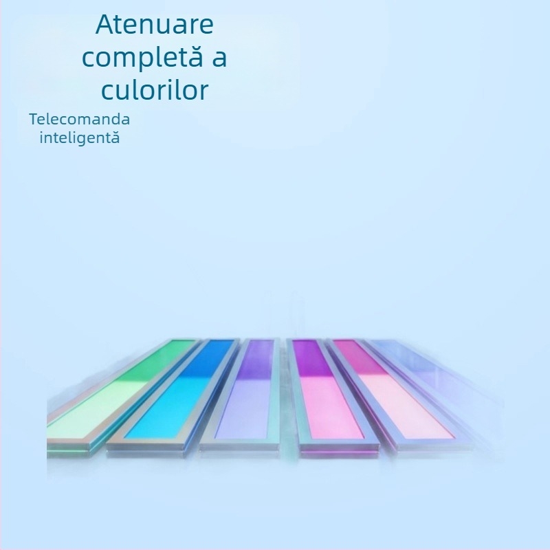 Panou LED personalizat 595x595, RGB-CCT reglabil, pentru plafonul biroului, luminozitate înaltă