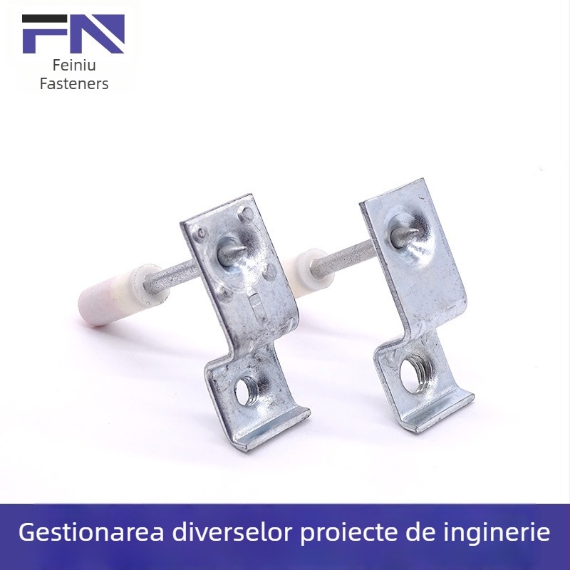 Pistol de cuie pentru plafon, integrat, cu reducere a zgomotului – cuie cu cap rotund, mini
