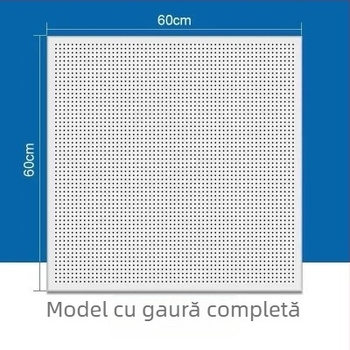 Plăci de tavan din aluminiu 600x600 pentru proiecte inginerești, plăci de tavan antibacteriale integrate, pătrate, pentru școli, birouri și spitale