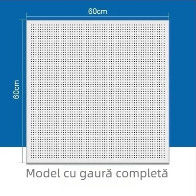 Plăci de tavan din aluminiu 600x600 pentru proiecte inginerești, plăci de tavan antibacteriale integrate, pătrate, pentru școli, birouri și spitale