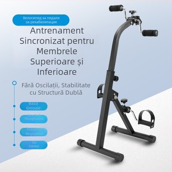 Echipament de reabilitare prin pedalare cu rezistență reglabilă pentru membrele superioare și inferioare