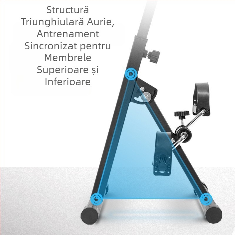 Echipament de reabilitare prin pedalare cu rezistență reglabilă pentru membrele superioare și inferioare