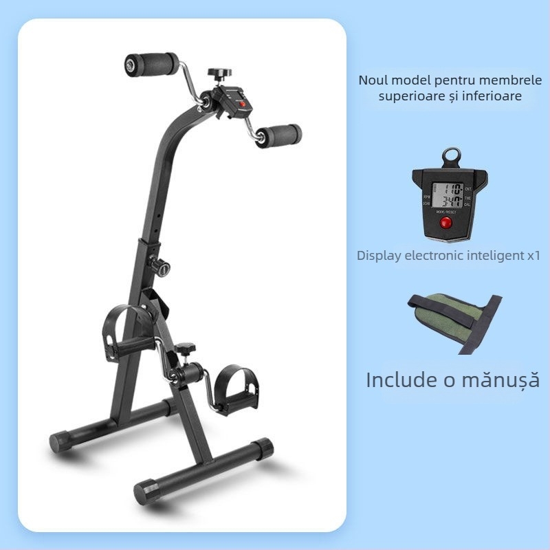 Echipament de reabilitare prin pedalare cu rezistență reglabilă pentru membrele superioare și inferioare