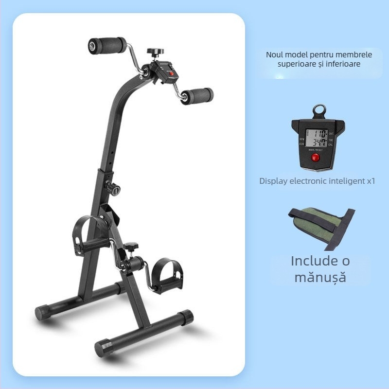 Echipament de reabilitare prin pedalare cu rezistență reglabilă pentru membrele superioare și inferioare