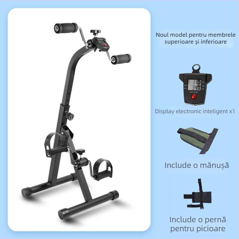 Echipament de reabilitare prin pedalare cu rezistență reglabilă pentru membrele superioare și inferioare