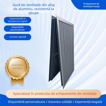 Ieșire de aer din aliaj de aluminiu pentru clădiri industriale HVAC, rezistentă la ploaie, umezeală și coroziune