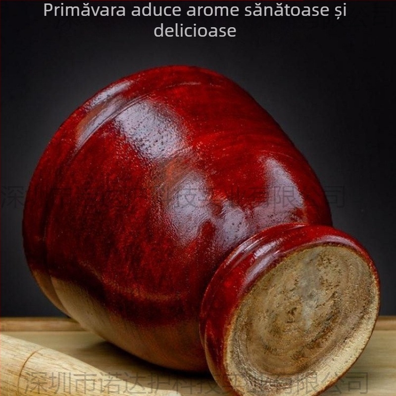 Mojar din lemn și pistil pentru utilizare casnică și comercială, instrument tradițional de bucătărie pentru măcinare