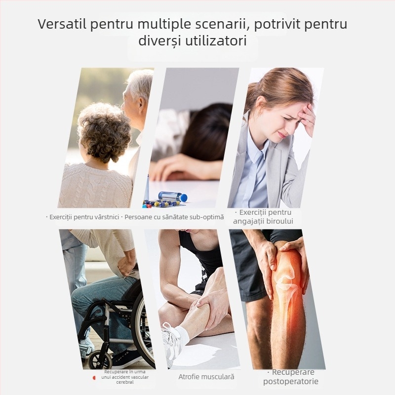 Stepper pentru uz casnic, dispozitiv silențios pentru slăbire, echipament compact de fitness pentru tonifierea picioarelor, pedalier staționar