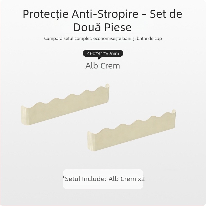 Nouă barieră anti-stropire pentru chiuveta de bucătărie, chiuveta de uz casnic și chiuveta de spălătorie
