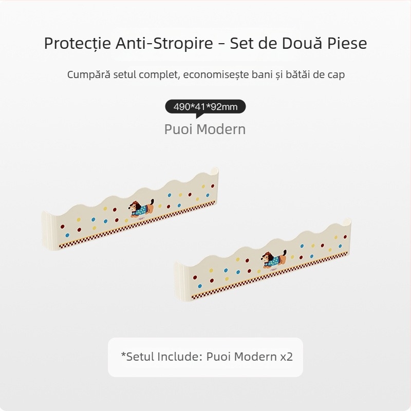 Nouă barieră anti-stropire pentru chiuveta de bucătărie, chiuveta de uz casnic și chiuveta de spălătorie