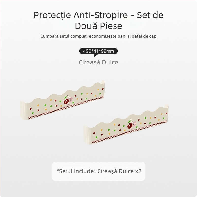 Nouă barieră anti-stropire pentru chiuveta de bucătărie, chiuveta de uz casnic și chiuveta de spălătorie