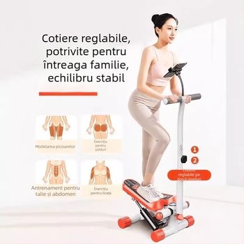 Stepper hidraulic pentru uz casnic, silențios, dispozitiv compact pentru tonifierea picioarelor