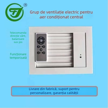 Huajiang HDF din aliaj de aluminiu, grilă de ventilație cu două straturi, telecomandă