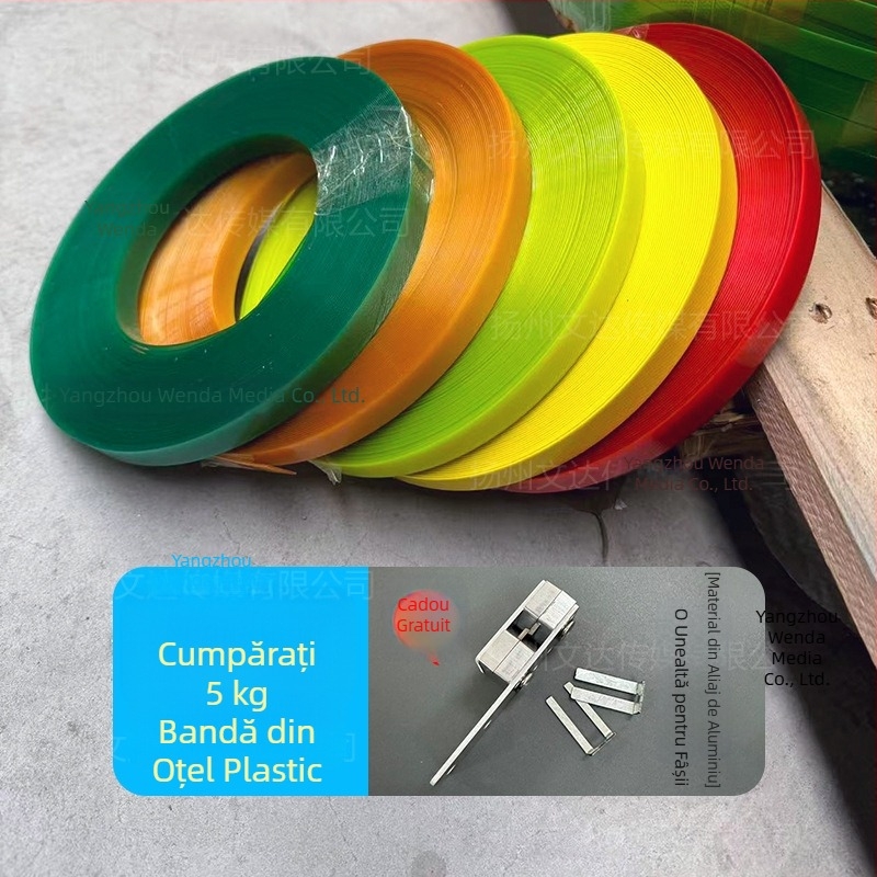Instrument de cadru pentru bandă împletită din plastic-otel pentru țesut coșuri – deschizator de benzi mic
