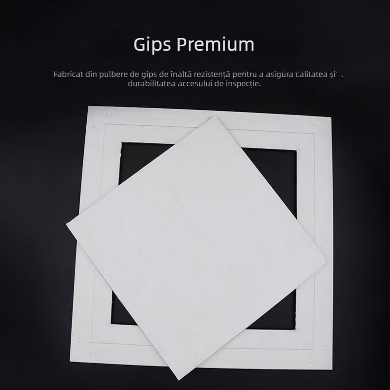 Ușă de acces pentru tavan din gips cu margine dublă din aluminiu