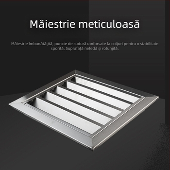 Lamela din oțel inoxidabil 304 pentru ieșire de aer și ventilație, decorativ