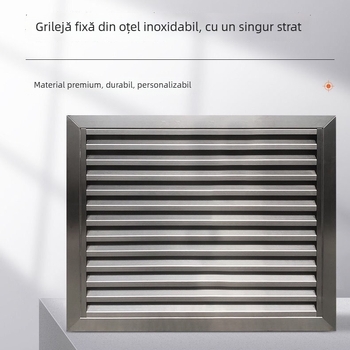 Lamela din oțel inoxidabil 304 pentru ieșire de aer și ventilație, decorativ