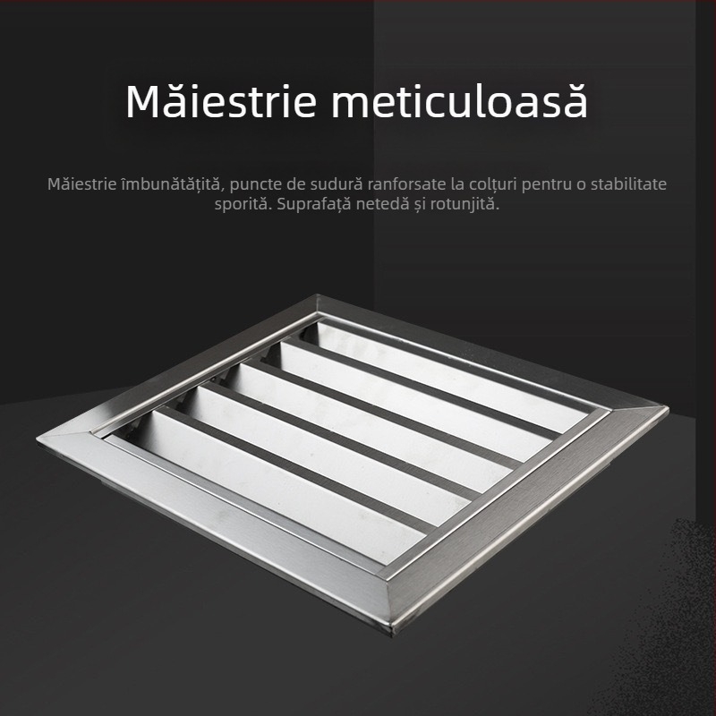 Lamela din oțel inoxidabil 304 pentru ieșire de aer și ventilație, decorativ