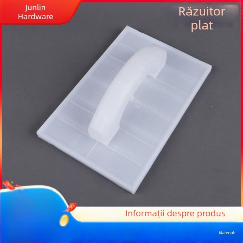 Planer manual cu mâner din plastic pentru finisarea pereților și nivelarea colțurilor; planer zimțat